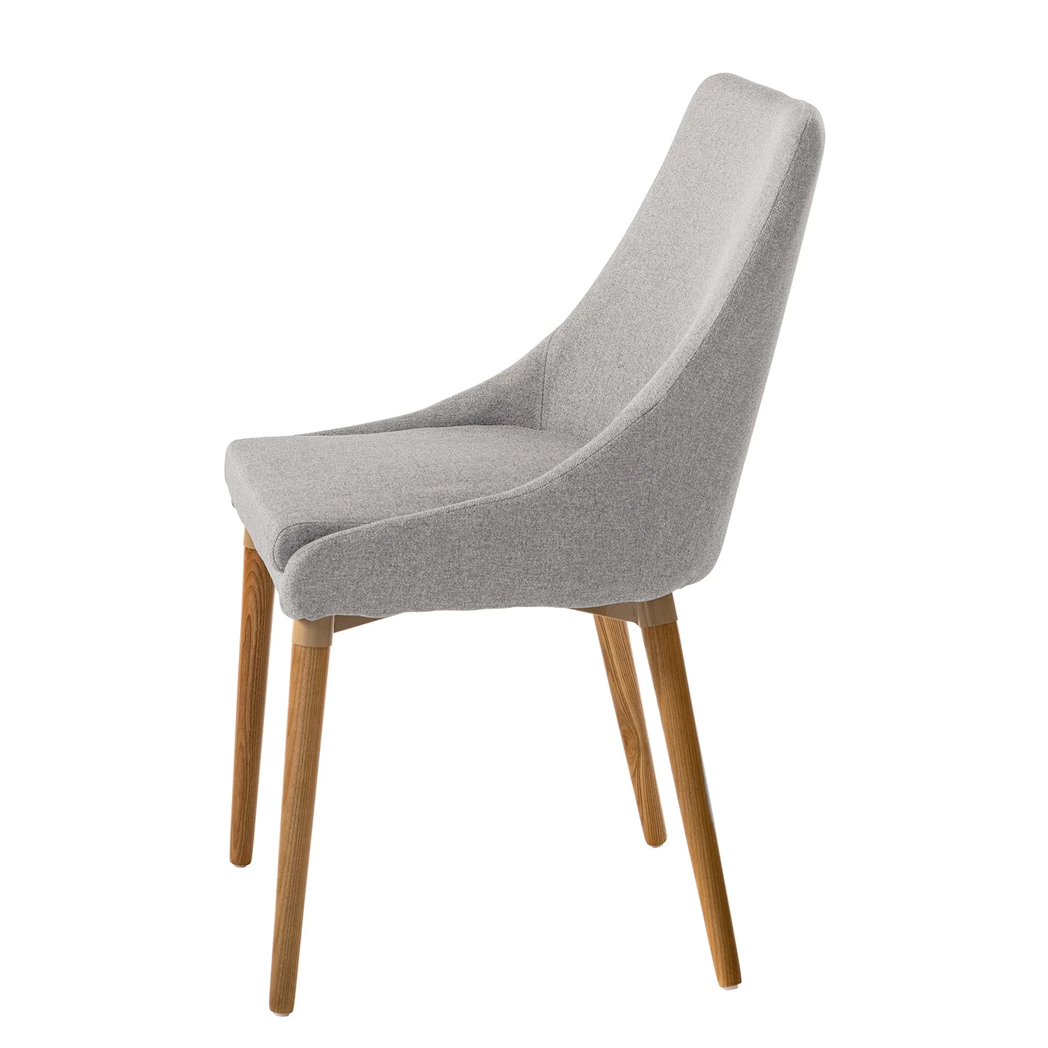Mørteens Chaises Brea (lot de 2) - Tissu / Frêne massif - Frêne - Gris clair 8 Mørteens Chaises Brea (lot de 2) - Tissu / Frêne massif - Frêne - Gris clair – Image 6