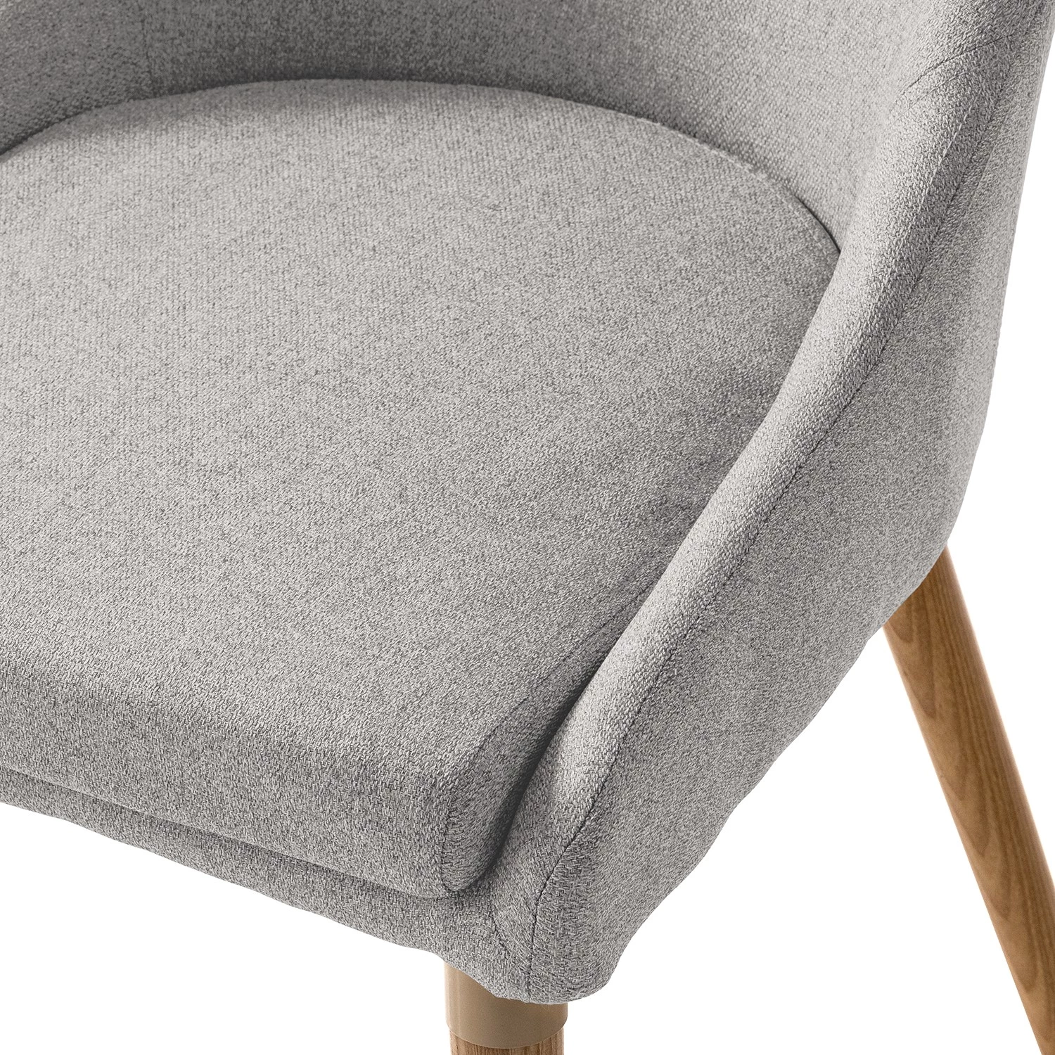 Mørteens Chaises Brea (lot de 2) - Tissu / Frêne massif - Frêne - Gris clair 11 Mørteens Chaises Brea (lot de 2) - Tissu / Frêne massif - Frêne - Gris clair – Image 9