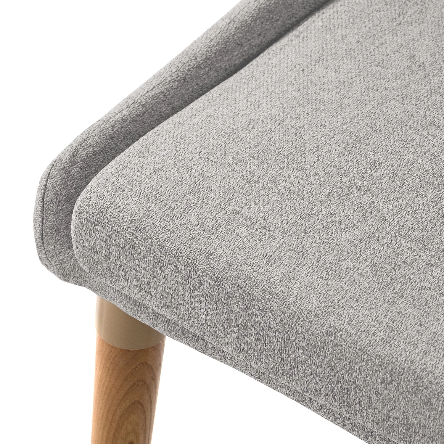Mørteens Chaises Brea (lot de 2) - Tissu / Frêne massif - Frêne - Gris clair 12 Mørteens Chaises Brea (lot de 2) - Tissu / Frêne massif - Frêne - Gris clair – Image 10