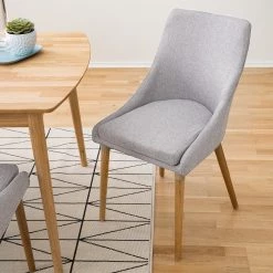 Mørteens Chaises Brea (lot de 2) - Tissu / Frêne massif - Frêne - Gris clair 18 Mørteens Chaises Brea (lot de 2) - Tissu / Frêne massif - Frêne - Gris clair -Chaises Soldes 2022 1000183821 200207 09355200009 MOOD DETAILS P000000001000183821 mood