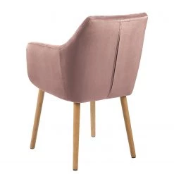 Mørteens Chaises à accoudoirs Nicholas VI - Velours / Chêne massif - 1 chaise -Chaises Soldes 2022 1000183898 190911 16492300003 DETAILS P000000001000183898