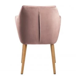 Mørteens Chaises à accoudoirs Nicholas VI - Velours / Chêne massif - 1 chaise -Chaises Soldes 2022 1000183898 190911 16492300004 DETAILS P000000001000183898