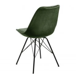 Fredriks Chaises Bonito (lot de 2) - Velours / Fer - Noir - Vert olive -Chaises Soldes 2022 1000184100 190812 13044000091 DETAILS P000000001000184100