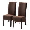Ars Natura Chaises Julio (lot de 2) - Imitation cuir / Rotin - Marron vintage / Marron clair chiné 1 Ars Natura Chaises Julio (lot de 2) - Imitation cuir / Rotin - Marron vintage / Marron clair chiné -Chaises Soldes 2022 1000184166 200317 14454300001 IMAGE P000000001000184166