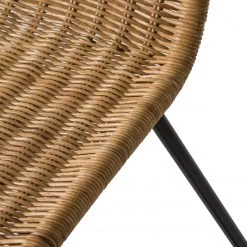 Ars manufacti Chaises Vuna (lot de 2) - Rotin / Métal - Rotin naturel / Noir -Chaises Soldes 2022 1000184175 200206 10111400025 DETAILS P000000001000184175