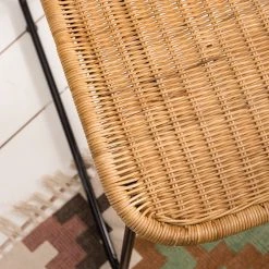 Ars manufacti Chaises Vuna (lot de 2) - Rotin / Métal - Rotin naturel / Noir -Chaises Soldes 2022 1000184175 200317 14370000006 DETAILS P000000001000184175