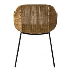 Ars manufacti Chaises à accoudoirs Vuna - Rotin / Métal - Rotin naturel / Noir -Chaises Soldes 2022 1000184178 200317 14455900031 DETAILS P000000001000184178