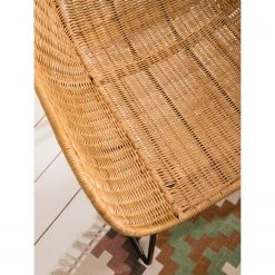 Ars manufacti Chaises à accoudoirs Vuna - Rotin / Métal - Rotin naturel / Noir -Chaises Soldes 2022 1000184178 200317 14460100035 DETAILS P000000001000184178