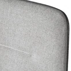 Fredriks Chaise de bureau pivotante Skabu - Tissu / Métal - Chrome - Gris -Chaises Soldes 2022 1000184188 200207 09400200002 DETAILS P000000001000184188