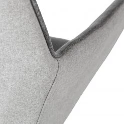 Fredriks Chaise de bureau pivotante Skabu - Tissu / Métal - Chrome - Gris -Chaises Soldes 2022 1000184188 200207 09400300007 DETAILS P000000001000184188