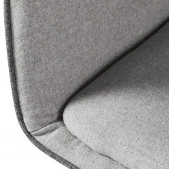 Fredriks Chaise de bureau pivotante Skabu - Tissu / Métal - Chrome - Gris -Chaises Soldes 2022 1000184188 200207 09400300009 DETAILS P000000001000184188