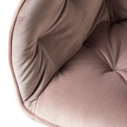 Jack & Alice Chaises à accoudoirs Tilly - Velours / Métal - Noir - Rose vieilli -Chaises Soldes 2022 1000184191 200207 09400800033 DETAILS P000000001000184191