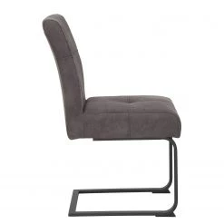 Loftscape Chaises cantilever Onlay (lot de 2) - Microfibre/ Acier - Noir -Chaises Soldes 2022 1000184874 190826 17314900121 DETAILS P000000001000184874