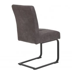 Loftscape Chaises cantilever Onlay (lot de 2) - Microfibre/ Acier - Noir -Chaises Soldes 2022 1000184874 190826 17314900122 DETAILS P000000001000184874