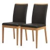 Schösswender Chaises Nora (lot de 2) - Cuir véritable / Chêne sauvage massif - Noir 1 Schösswender Chaises Nora (lot de 2) - Cuir véritable / Chêne sauvage massif - Noir -Chaises Soldes 2022 1000191402 191120 16130500085 IMAGE P000000001000191402