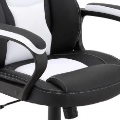 Furnitive Chaise gamer Murol - Imitation cuir et mesh / Matière plastique - Blanc / Noir 9 Furnitive Chaise gamer Murol - Imitation cuir et mesh / Matière plastique - Blanc / Noir -Chaises Soldes 2022 1000196355 191220 12361300074 DETAILS P000000001000196355