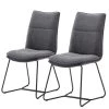 Fredriks Chaises Hesket (lot de 2) - Chenille / Acier - Anthracite - Noir 1 Fredriks Chaises Hesket (lot de 2) - Chenille / Acier - Anthracite - Noir -Chaises Soldes 2022 1000201154 200206 07424700076 IMAGE P000000001000201154