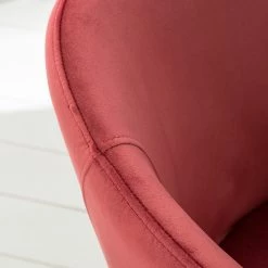 Mørteens Chaise à accoudoirs Koloa I - Velours / Acier - Bordeaux / Noir -Chaises Soldes 2022 1000205088 201229 14352500007 DETAILS P000000001000205088