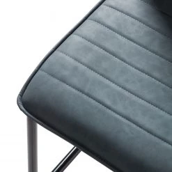 Mørteens Chaises cantilever Lylen (lot de 2) - Imitation cuir / Acier - Noir - Bleu vintage 33 Mørteens Chaises cantilever Lylen (lot de 2) - Imitation cuir / Acier - Noir - Bleu vintage -Chaises Soldes 2022 1000205096 201022 13511600007 DETAILS P000000001000205096
