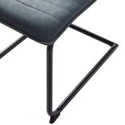 Mørteens Chaises cantilever Lylen (lot de 2) - Imitation cuir / Acier - Noir - Bleu vintage 34 Mørteens Chaises cantilever Lylen (lot de 2) - Imitation cuir / Acier - Noir - Bleu vintage -Chaises Soldes 2022 1000205096 201022 13511700008 DETAILS P000000001000205096