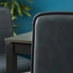 Mørteens Chaises cantilever Lylen (lot de 2) - Imitation cuir / Acier - Noir - Bleu vintage 29 Mørteens Chaises cantilever Lylen (lot de 2) - Imitation cuir / Acier - Noir - Bleu vintage -Chaises Soldes 2022 1000205096 201118 12545900007 DETAILS P000000001000205096