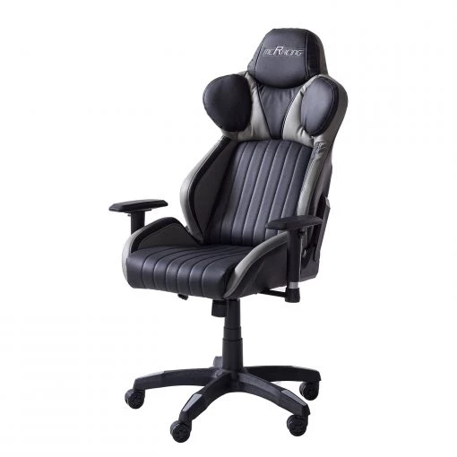 Furnitive Chaise gamer mcRacing II - Cuir synthétique / Matière plastique - Noir -Chaises Soldes 2022 1000207825 201008 11431000031 IMAGE P000000001000207825
