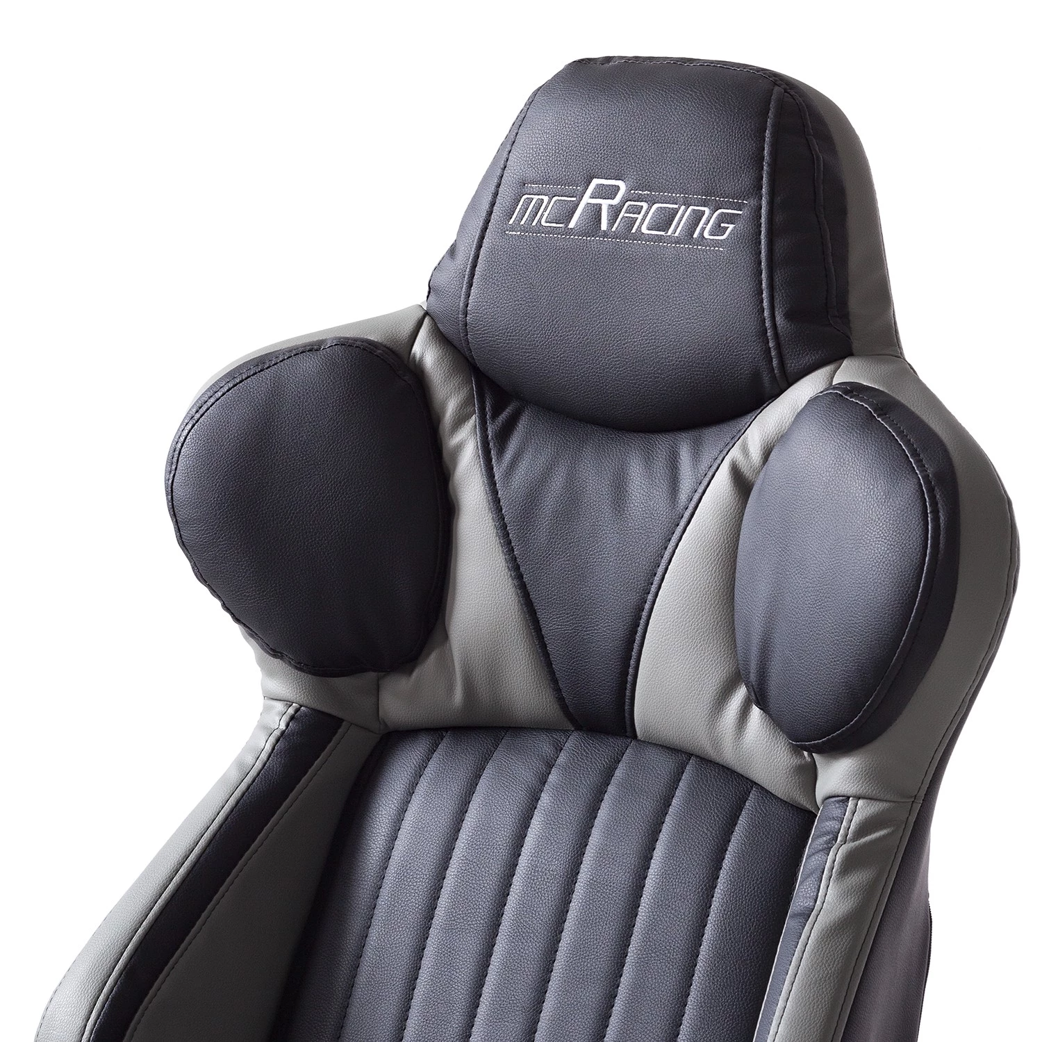 Furnitive Chaise gamer mcRacing II - Cuir synthétique / Matière plastique - Noir 12 Furnitive Chaise gamer mcRacing II - Cuir synthétique / Matière plastique - Noir – Image 11