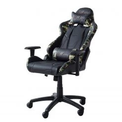 Furnitive Chaise gamer mcRacing N51 - Imitation cuir / Matière plastique - Noir / Camouflage -Chaises Soldes 2022 1000207826 201009 06321200039 DETAILS P000000001000207826