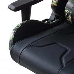Furnitive Chaise gamer mcRacing N51 - Imitation cuir / Matière plastique - Noir / Camouflage -Chaises Soldes 2022 1000207826 201009 06321400043 DETAILS P000000001000207826
