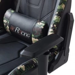Furnitive Chaise gamer mcRacing N51 - Imitation cuir / Matière plastique - Noir / Camouflage -Chaises Soldes 2022 1000207826 201009 06321600045 DETAILS P000000001000207826