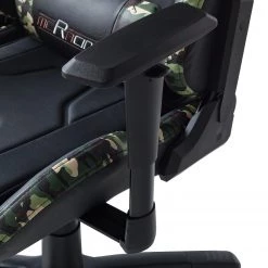 Furnitive Chaise gamer mcRacing N51 - Imitation cuir / Matière plastique - Noir / Camouflage -Chaises Soldes 2022 1000207826 201009 06321600046 DETAILS P000000001000207826