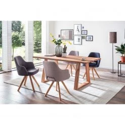 Mørteens Chaise à accoudoirs Tardes - Pivotante - Velours et tissu / Chêne sauvage massif - Chêne sauvage - Gris clair 5 Mørteens Chaise à accoudoirs Tardes - Pivotante - Velours et tissu / Chêne sauvage massif - Chêne sauvage - Gris clair -Chaises Soldes 2022 1000208691 200325 13390000003 MOOD DETAILS P000000001000208691 mood