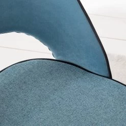 Jack & Alice Chaises capitonnées Jacky (lot de 2) - Tissu & velours / Métal - Gris chiné / Noir -Chaises Soldes 2022 1000208741 201229 16243000006 DETAILS P000000001000208741