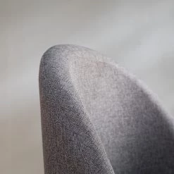 Mørteens Chaises capitonnées Jacklin II (2 él.) - Tissu / Métal - Imitation chêne - Gris clair -Chaises Soldes 2022 1000208746 210106 06513400005 DETAILS P000000001000208746