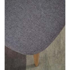 Mørteens Chaises capitonnées Jacklin II (2 él.) - Tissu / Métal - Imitation chêne - Gris clair -Chaises Soldes 2022 1000208746 210106 06513500006 DETAILS P000000001000208746