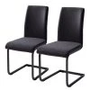 Fredriks Chaises cantilever Bjora II (lot de 2) - Tissu & imitation cuir / Métal - Anthracite / Noir 2 Fredriks Chaises cantilever Bjora II (lot de 2) - Tissu & imitation cuir / Métal - Anthracite / Noir -Chaises Soldes 2022 1000208763 201013 14521100015 IMAGE P000000001000208763