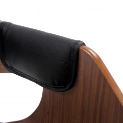 Mørteens Chaise de bureau Luumaki - Imitation cuir - Noir / Noyer -Chaises Soldes 2022 1000210873 200814 11093900078 DETAILS P000000001000210873