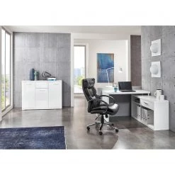 Furnitive Fauteuil de bureau Blackford XXL - Imitation cuir / Métal - Gris / Chrome -Chaises Soldes 2022 1000211328 200511 14230000004 MOOD DETAILS P000000001000211328 mood