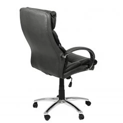 Furnitive Fauteuil de bureau Blackford XXL - Imitation cuir / Métal - Gris / Chrome -Chaises Soldes 2022 1000211328 200511 14230300007 DETAILS P000000001000211328