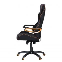 Furnitive Chaise gamer Vance - Tissu / Tissage à plat - Noir / Orange -Chaises Soldes 2022 1000211723 200506 12473100080 DETAILS P000000001000211723