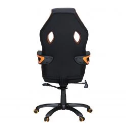 Furnitive Chaise gamer Vance - Tissu / Tissage à plat - Noir / Orange -Chaises Soldes 2022 1000211723 200506 12473100081 DETAILS P000000001000211723