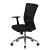 Furnitive Fauteuil de bureau Buggio - Mesh / Aluminium - Noir -Chaises Soldes 2022 1000211731 200506 12473200125 IMAGE P000000001000211731