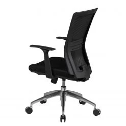 Furnitive Fauteuil de bureau Buggio - Mesh / Aluminium - Noir -Chaises Soldes 2022 1000211731 200506 12473200128 DETAILS P000000001000211731