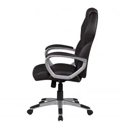 Furnitive Fauteuil de bureau Dalston - Imitation cuir / Aluminium - Marron -Chaises Soldes 2022 1000211736 200506 12473300164 DETAILS P000000001000211736