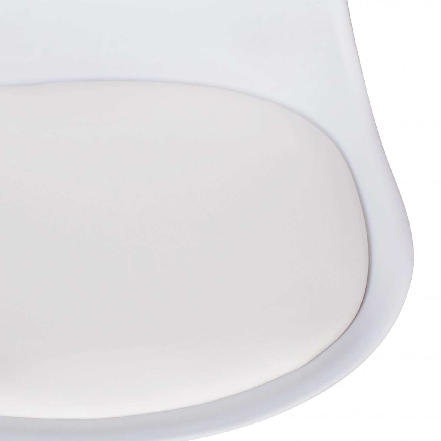 Furnitive Chaise pivotante Kahoka - Imitation cuir / Métal - Chrome - Blanc 7 Furnitive Chaise pivotante Kahoka - Imitation cuir / Métal - Chrome - Blanc – Image 5