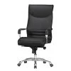 Furnitive Fauteuil de bureau Caracol - Imitation cuir / Aluminium - Noir -Chaises Soldes 2022 1000211764 200506 12474000374 IMAGE P000000001000211764