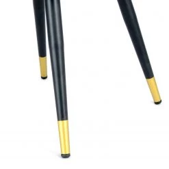 Kayoom Chaise à accoudoirs Amino - Velours / Acier - Rose / Doré -Chaises Soldes 2022 1000214199 200529 06045300170 DETAILS P000000001000214199