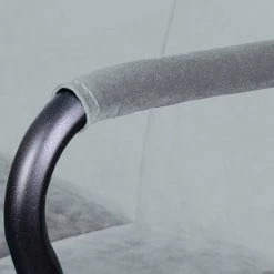 Kayoom Chaises à accoudoirs Eaden (lot de 2) - Velours / Fer - Noir - Gris -Chaises Soldes 2022 1000214201 200529 06051000188 DETAILS P000000001000214201