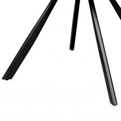 Kayoom Chaise à accoudoirs Eann - Velours / Fer - Noir - Gris -Chaises Soldes 2022 1000214206 200529 06054200231 DETAILS P000000001000214206