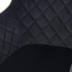 Kayoom Chaise à accoudoirs Amino - Velours / Acier - Noir / Argenté -Chaises Soldes 2022 1000214228 200529 06074600389 DETAILS P000000001000214228